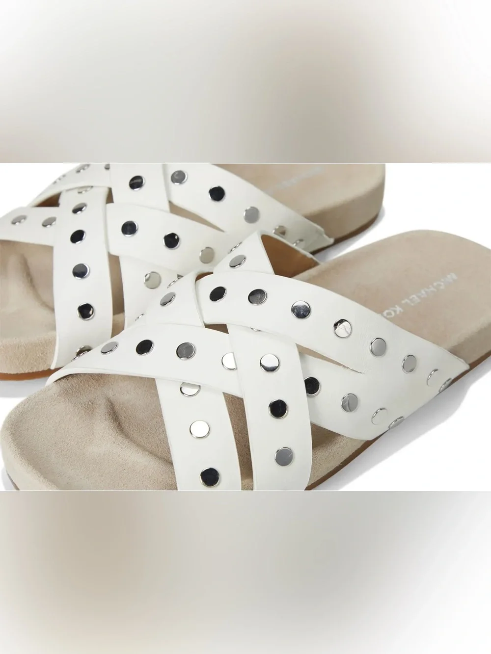 Michael Kors Irene Flat Sandals Size 8 MSRP $299